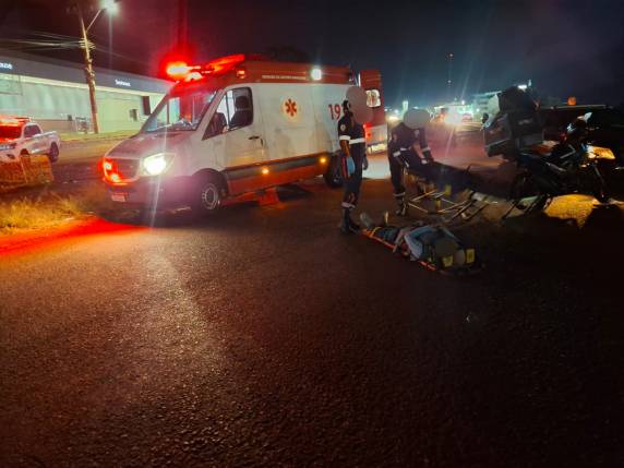 Colisão ocorreu no entroncamento da BR-285 com a Avenida Coronel Dico na noite desta segunda-feira (16)