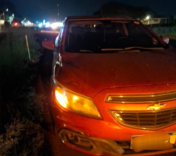 Colisão ocorreu no entroncamento da BR-285 com a Avenida Coronel Dico na noite desta segunda-feira (16)
