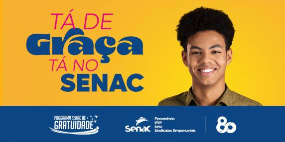 Programa Senac de Gratuidade (PSG) oferece formação profissional em áreas estratégicas, com vagas presenciais e EAD para impulsionar carreiras e promover inclusão produtiva