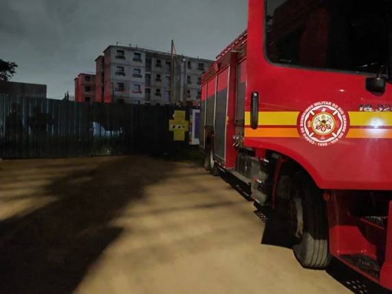 Vitimas realizavam a manutenção do equipamento, que tombou