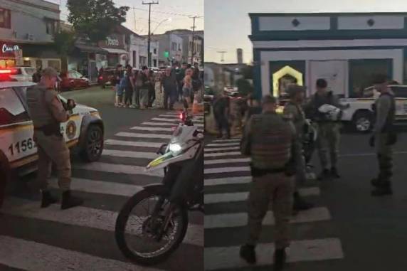 Pouco tempo depois do crime, a BM foi informada pela PRF de que o veículo suspeito teria se envolvido em um acidente de trânsito