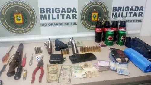 Ação do 7º BPM resultou na recaptura de foragido e apreensão de dinheiro, munições e ferramentas possivelmente usadas em crimes