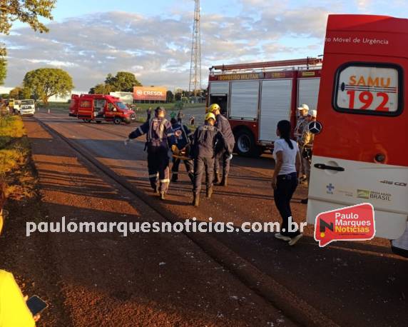 Acidente com três veículos deixa três feridos na RS-344, em Giruá - foto 6