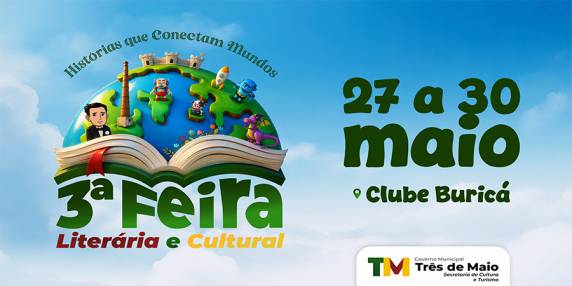 A Feira será um espaço de incentivo à leitura, valorização da cultura e conexão entre histórias, pessoas e diferentes mundos