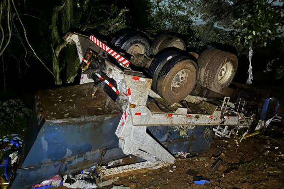 Acidente aconteceu nesta segunda-feira (25) na RS-135. Mauro Cesar da Rosa Pacheco, 33 anos, morreu no local