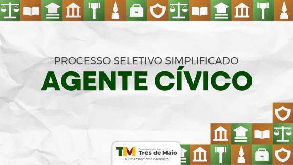 Inscrições acontecem de 25 a 27 de maio para atuação na Escola Municipal Cívico Militar Caminhos Inovado