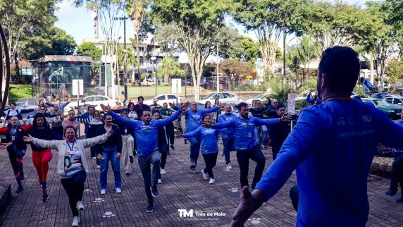 Servidores municipais aderiram à mobilização nesta terça-feira, 27 de maio, com atividades voltadas à saúde, bem-estar e mobilidade sustentável.