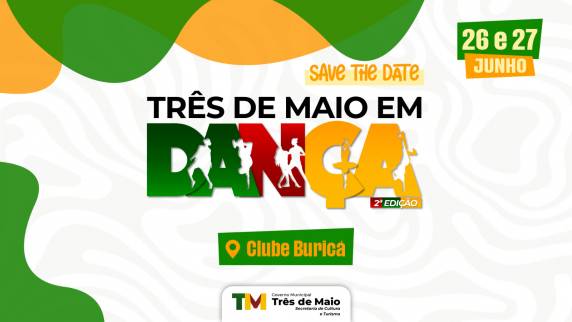 Três de Maio abre inscrições para um dos maiores encontros da dança da região
