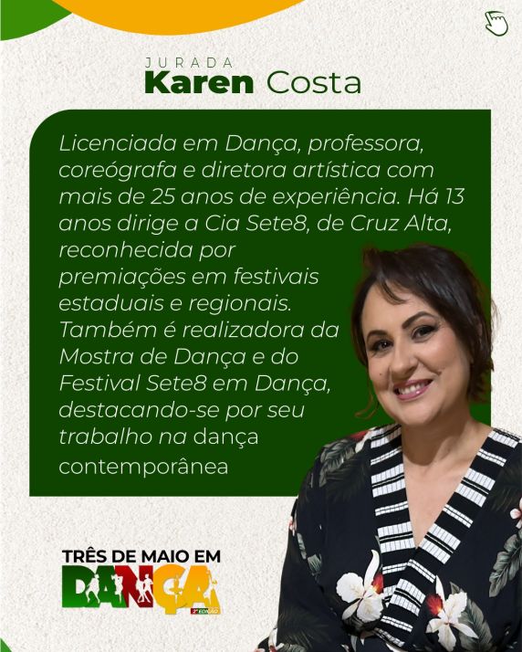 2º Festival Três de Maio em Dança contará com jurados de destaque no cenário da dança - foto 2