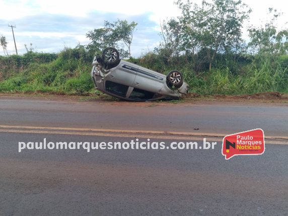 Condutor de 37 anos foi socorrido pelos Bombeiros e encaminhado ao Hospital São Vicente de Paulo, em Três de Maio