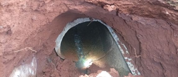 Prefeitura realiza conserto em trecho da Rua Padre Cacique após afundamento da pista - foto 2