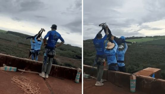 Testemunhas relataram à polícia que a corda de segurança não foi conectada antes do salto; caso ocorreu em Limeira e resultou na prisão de seis pessoas