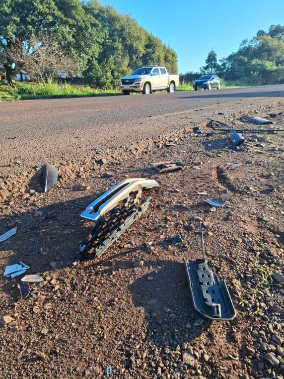 Motociclista fica gravemente ferido em acidente na RS-522 - foto 3