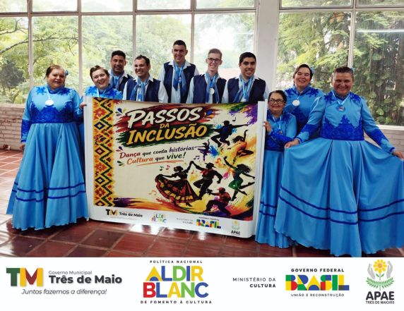 Iniciativa contemplada com recursos da Política Nacional Aldir Blanc de Fomento à Cultura garantiu indumentária para as apresentações