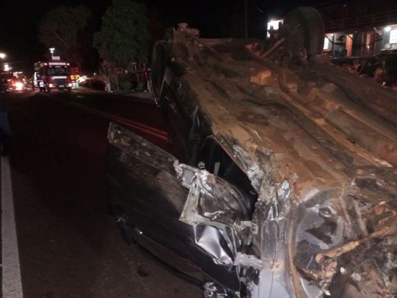 Colisão frontal deixa um morto e três feridos na SC-283, em Caibi - foto 2