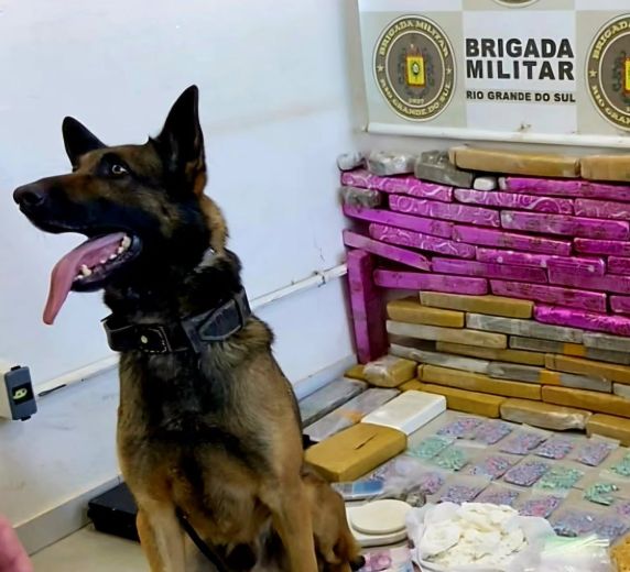 Homem é preso com mais de 50 kg de drogas durante operação do 3º BPChoque em Passo Fundo - foto 3