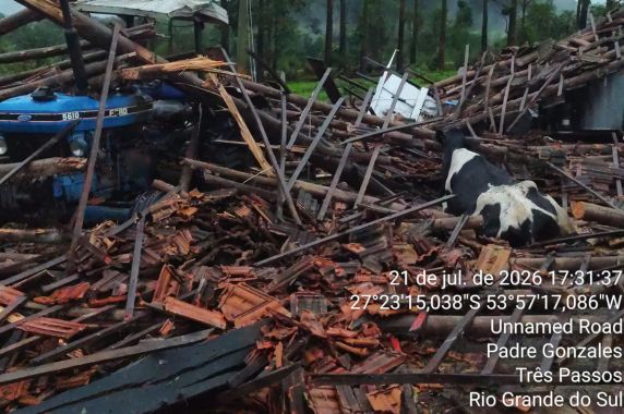 Comunidades ficam isoladas e registram transtornos em razão da chuva no norte e noroeste do RS - foto 2