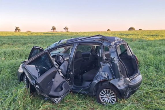 Idosa que ficou presa às ferragens teve lesões de maior gravidade