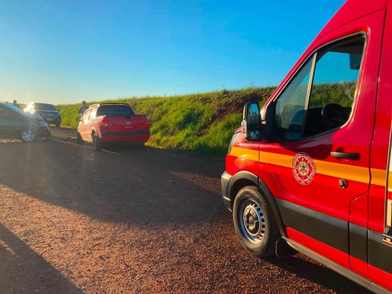 Acidente envolvendo uma Saveiro e um Chevrolet Meriva ocorreu na localidade de Linha São Pedro; vítima fatal tinha 87 anos