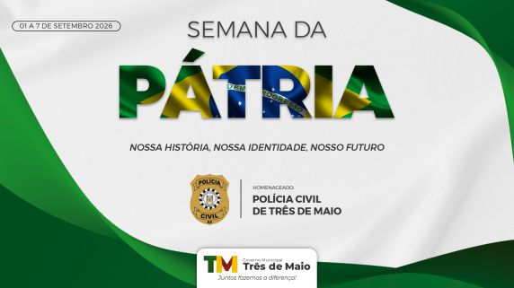 Programação terá solenidades, apresentações artísticas e Desfile Cívico