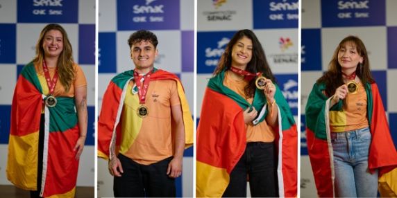 Alunos do Senac-RS estão de malas prontas para a maior disputa de educação profissional do mundo, que será realizada entre os dias 22 e 27 de setembro, em Shanghai