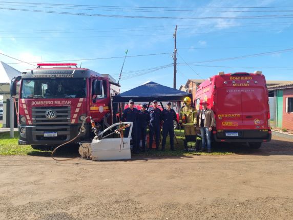 Corpo de Bombeiros Militar participa da Expo Terneira 2026 em Três de Maio