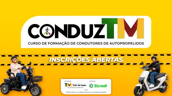 Projeto busca ampliar a educação para o trânsito e a segurança de quem utiliza equipamentos autopropelidos em Três de Maio