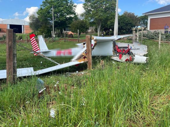 Planador cai em propriedade rural no interior de Getúlio Vargas - foto 3