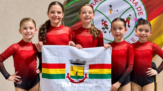 Cinco atletas representaram o município em competição que reuniu 396 patinadores em Porto Alegre