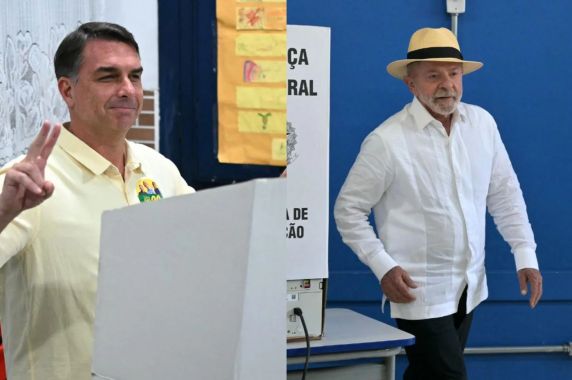Flávio Bolsonaro e Lula disputarão o 2º turno das eleições para presidente do Brasil
