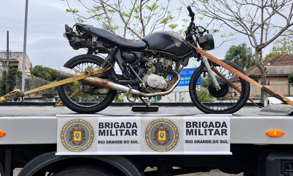 Jovens de 14 e 15 anos foram abordados na ERS-504 e encaminhados por suspeita de ato infracional análogo ao crime de receptação.