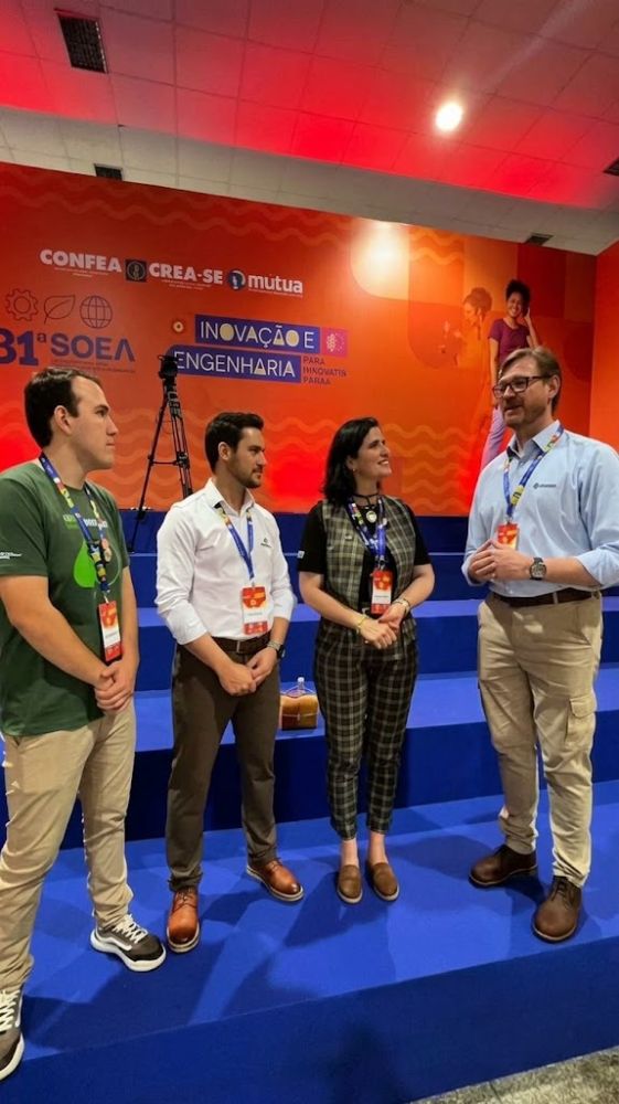 Representada na 81ª Semana Oficial da Engenharia e da Agronomia, em Aracaju (SE), feira gaúcha amplia conexões institucionais, fortalece parcerias e convida a presidente do CREA-RS para ser embaixadora da edição de 2028.