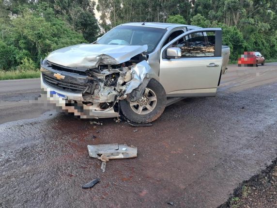 Acidente envolve três veículos na BR-468, em Bom Progresso - foto 2
