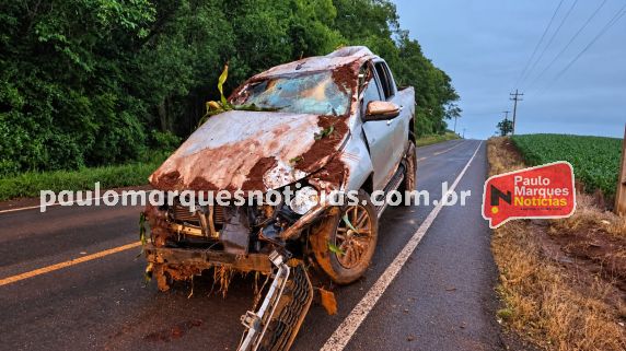 Vítima foi identificada como João Henrique Ludwig de Almeida; acidente ocorreu na madrugada deste domingo (25), nas proximidades da Marmoraria Aliança.