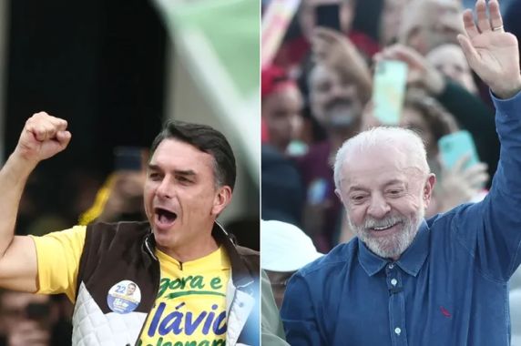 Reta final do embate entre Flávio Bolsonaro (PL) e Luiz Inácio Lula da Silva (PT) virou duelo entre visões antagônicas, pautado mais por acusações do que por propostas