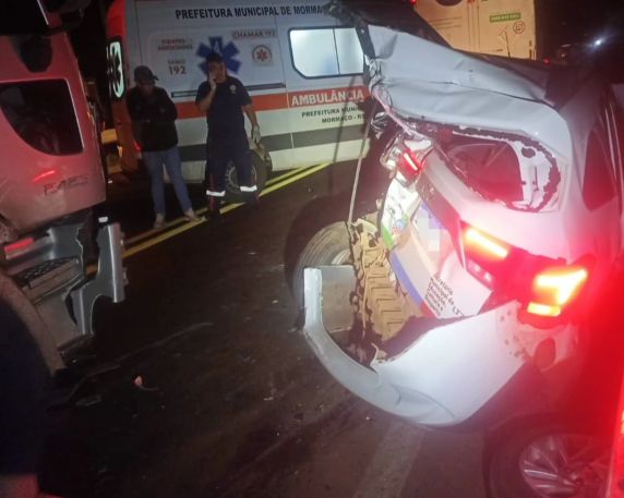 Grave acidente entre caminhão e veículo da Prefeitura de Trindade do Sul é registrado na BR-386 - foto 4