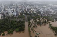 RS terá predomínio de sol entre nuvens nesta quinta-feira, mas rios seguem acima da cota de inundação